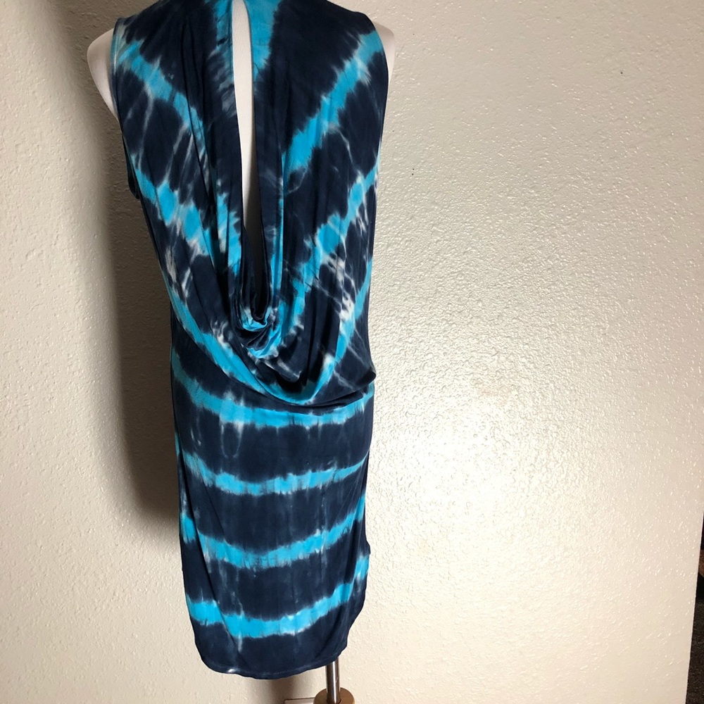 YFB tank back draped dress
